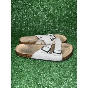 Woodstock Vintage Brand Suede Leather Cork Sandals‎ Mens Size 7 Womens Size 9